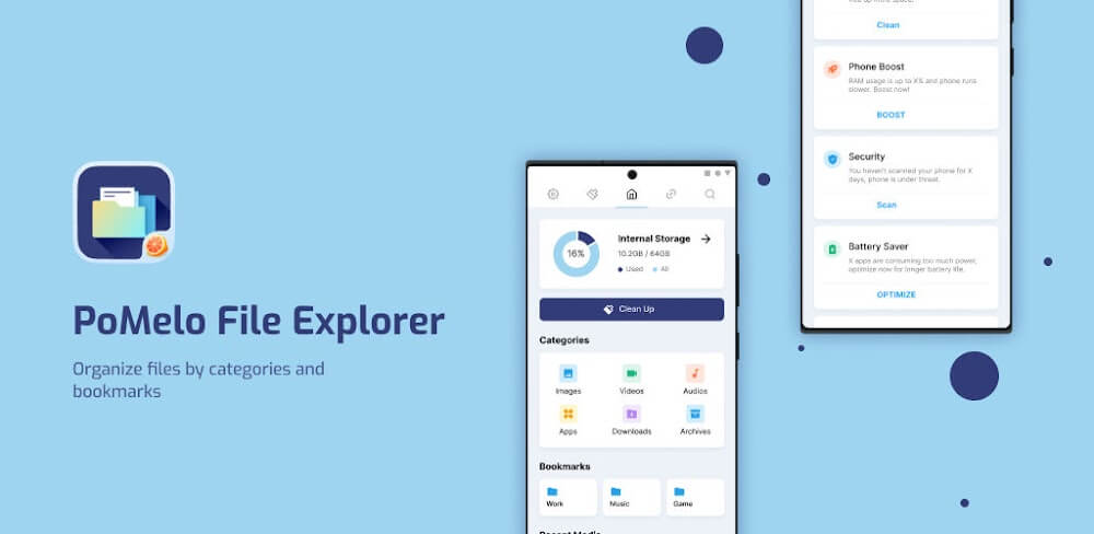 PoMelo File Explorer screenshot 1
