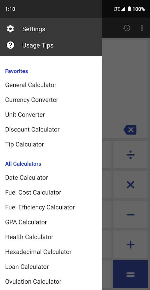 ClevCalc - Calculator screenshot 2
