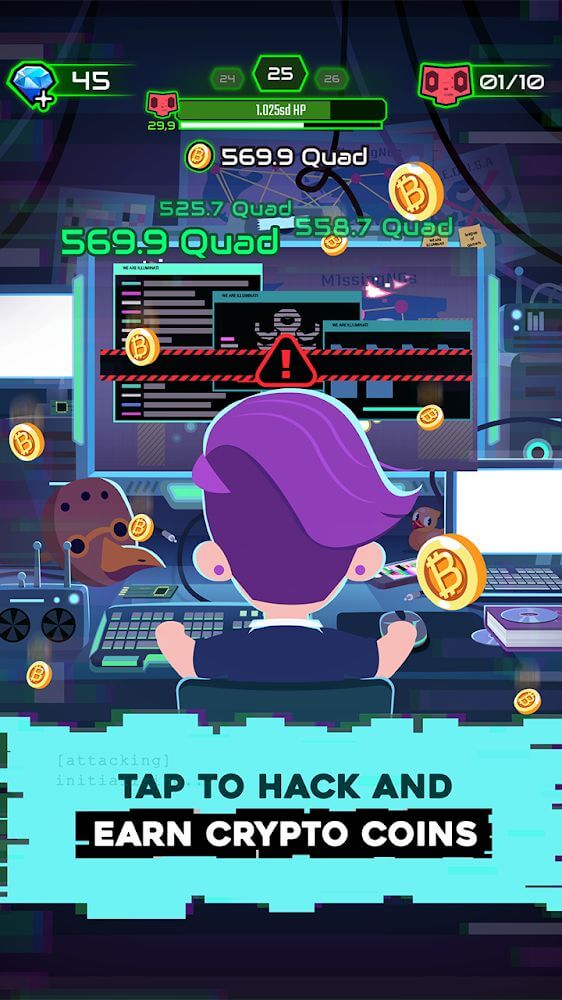 Hacking Hero: Hacker Clicker screenshot 3