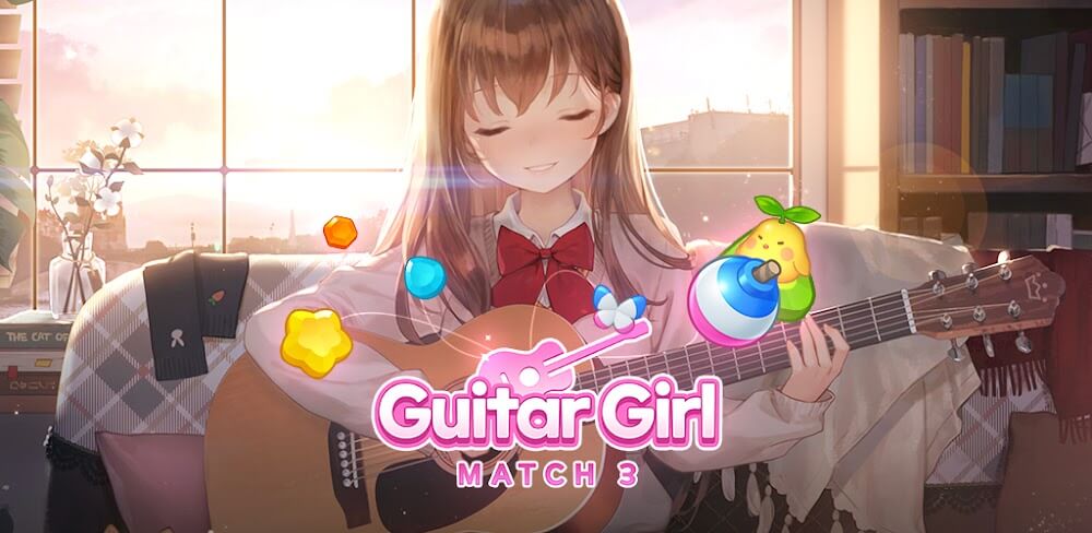 Guitar Girl Match3 screenshot 1