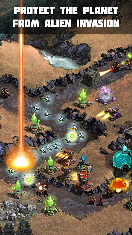 Ancient Planet Tower Defense screenshot 2