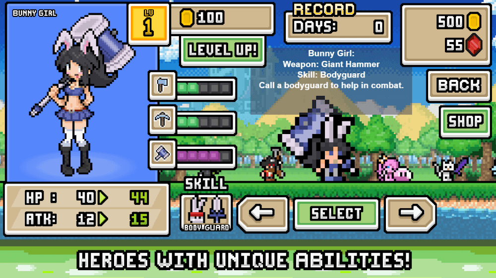 Ultra Pixel Survive screenshot 2
