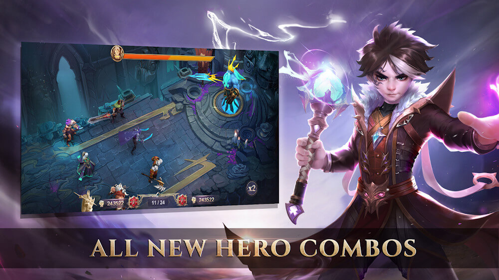 Ace Defender: Dragon War battle interface screenshot