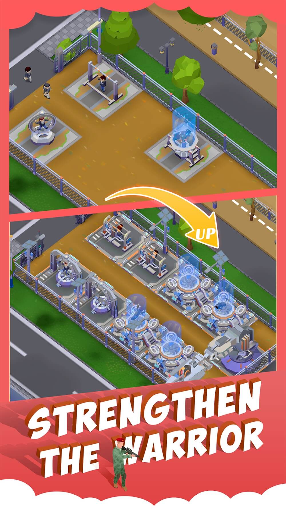 Idle Military SCH Tycoon gameplay screenshot 5
