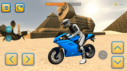 Desert Motorbike Driving 3D gameplay preview 1
