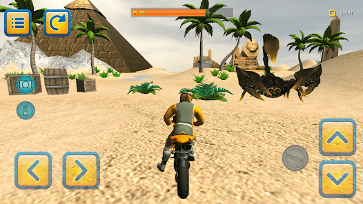 Desert Motorbike Driving 3D gameplay preview 4