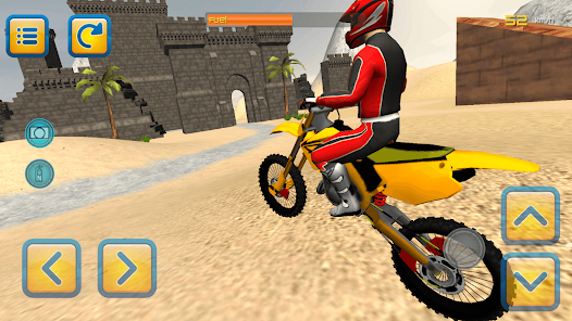 Desert Motorbike Driving 3D gameplay preview 3