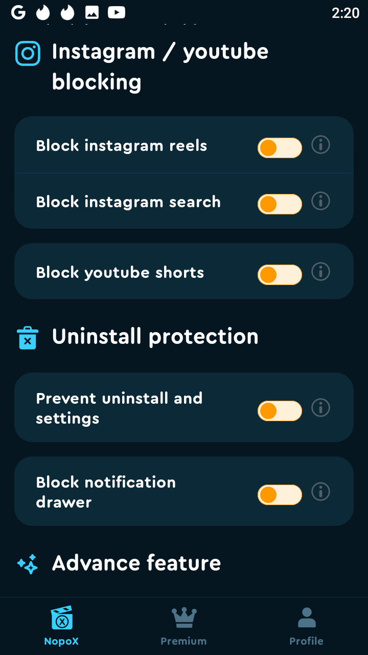 NopoX - Porn blocker screenshot 4