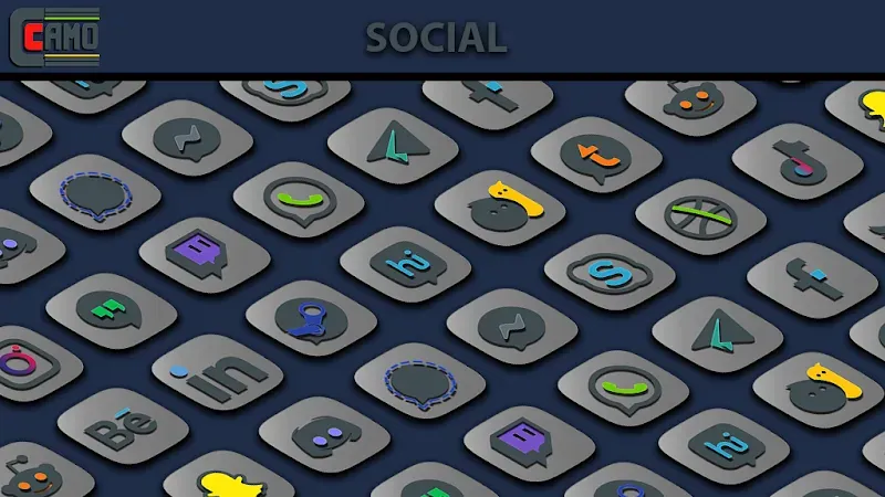 Camo Light Icon Pack screenshot 4
