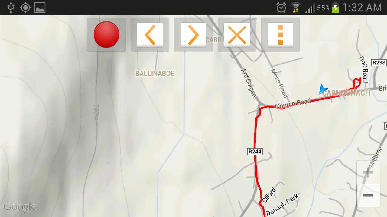 Route Recorder screenshot 1