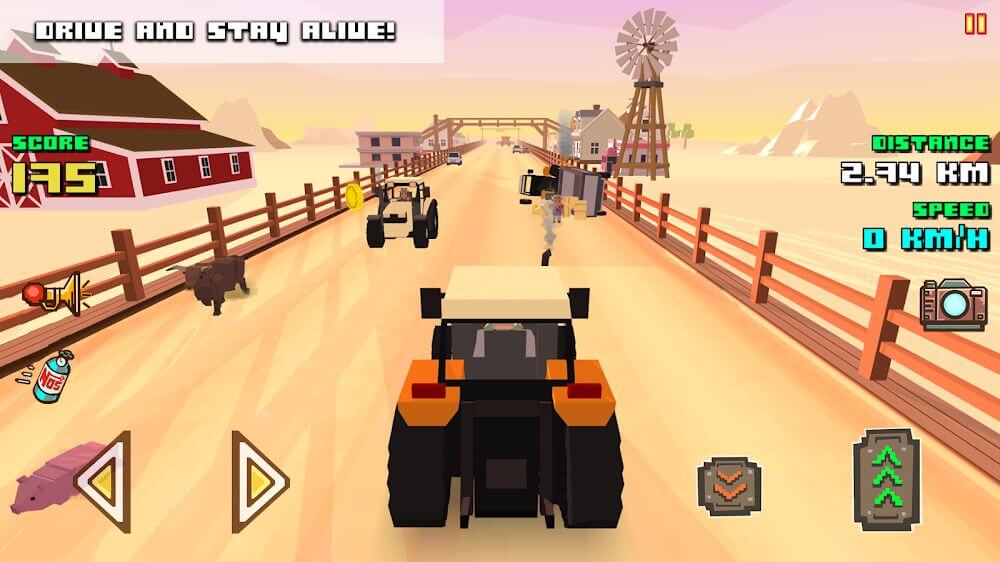 Blocky Farm Racing & Simulator screenshot 3