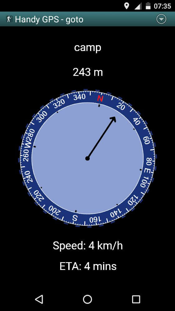 Handy GPS screenshot 3