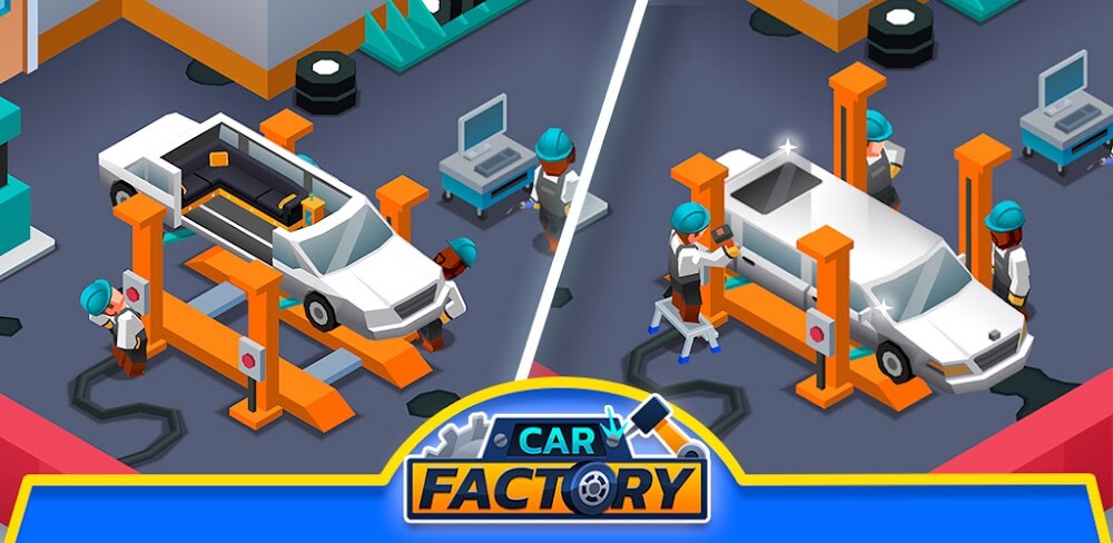Idle Car Factory Tycoon screenshot 1