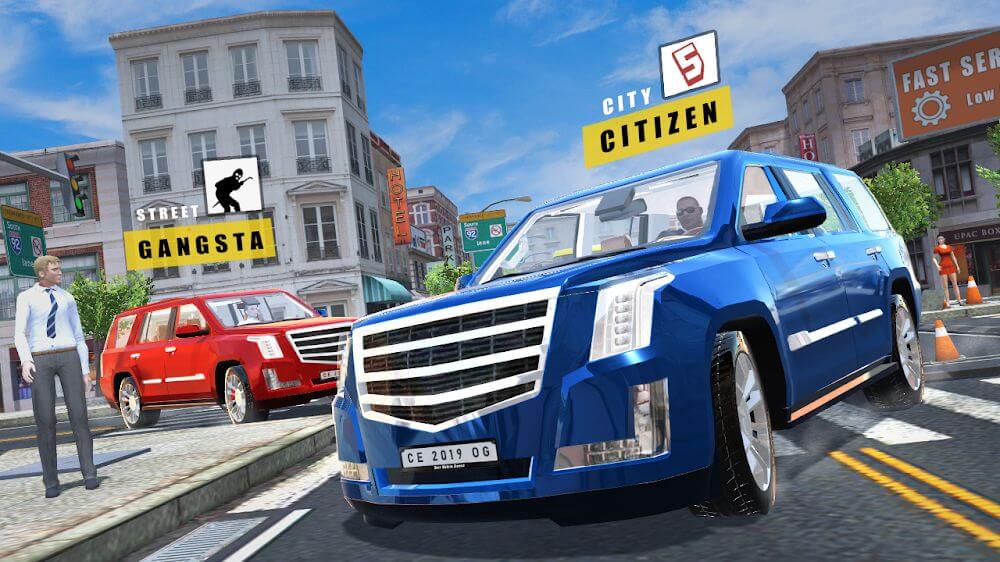 Car Simulator Escalade Driving screenshot 4