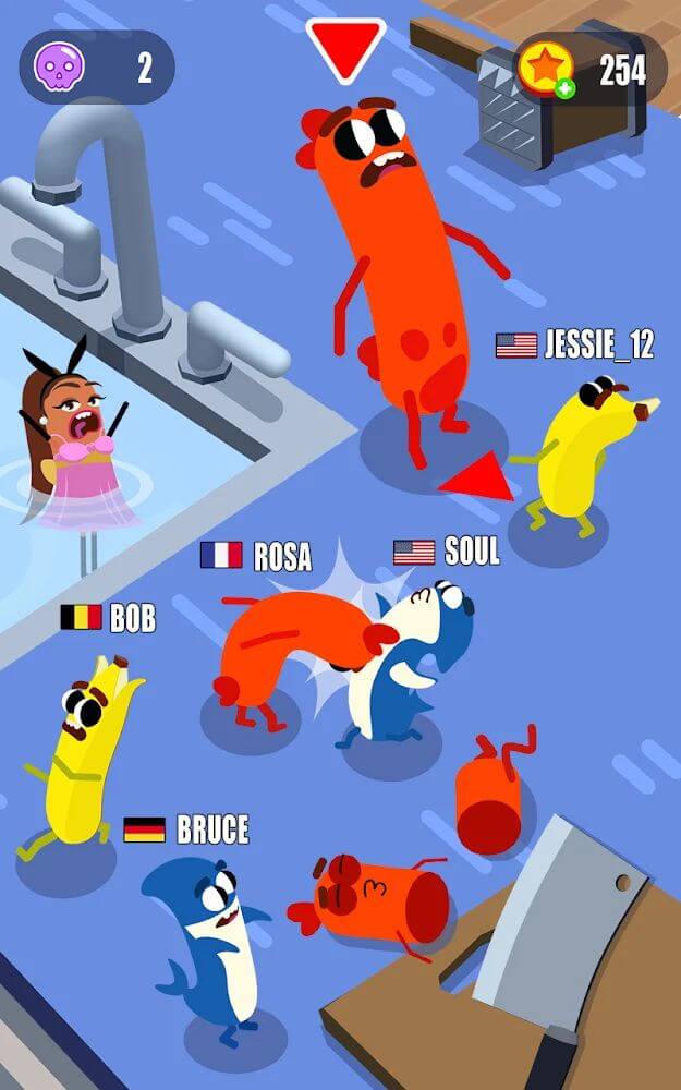 Sausage Wars.io screenshot 4