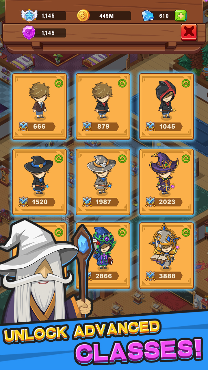 Idle Wizard College screenshot 4