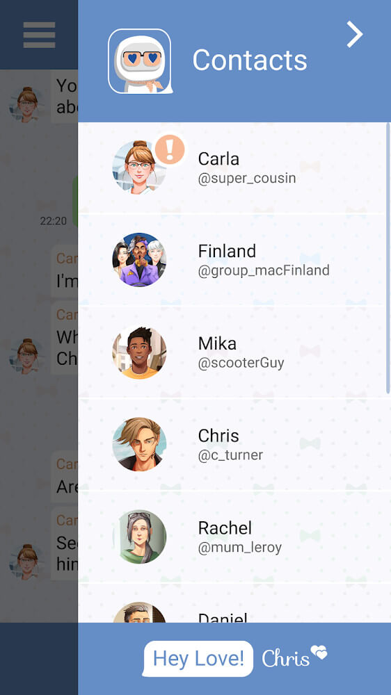 Hey Love Chris: Chat Love Story screenshot 5