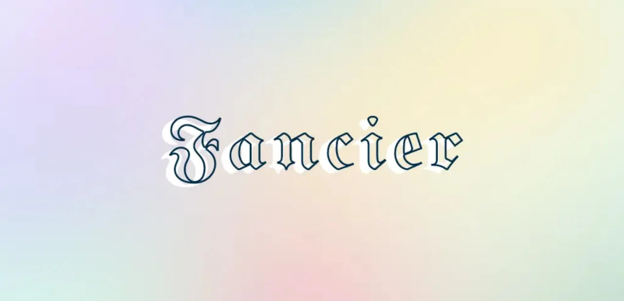 Fancy Fonts interface preview 1