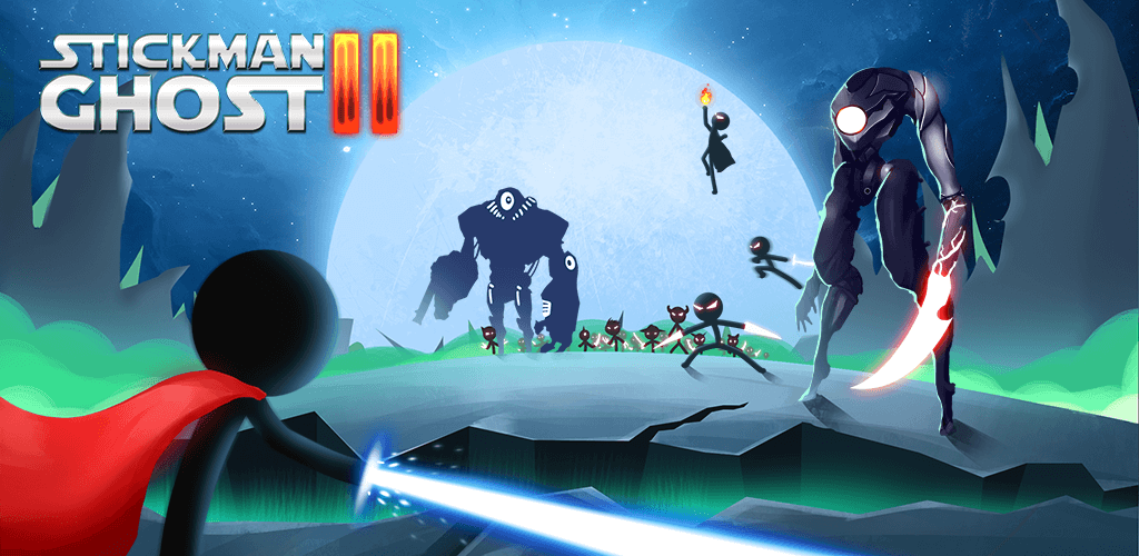 Stickman Ghost 2: Galaxy Wars screenshot 1