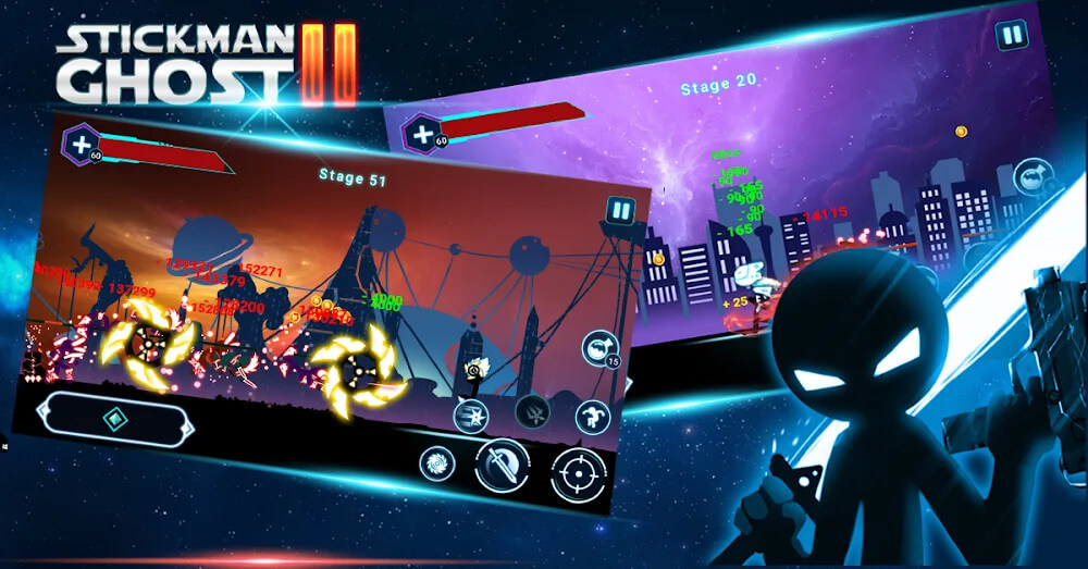 Stickman Ghost 2: Galaxy Wars screenshot 5