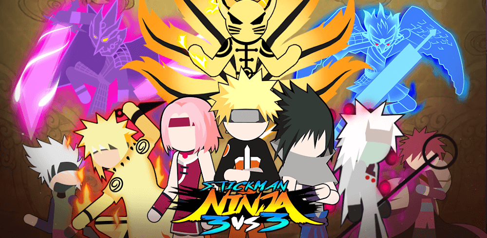 Stickman Ninja - 3v3 Battle Arena screenshot 1