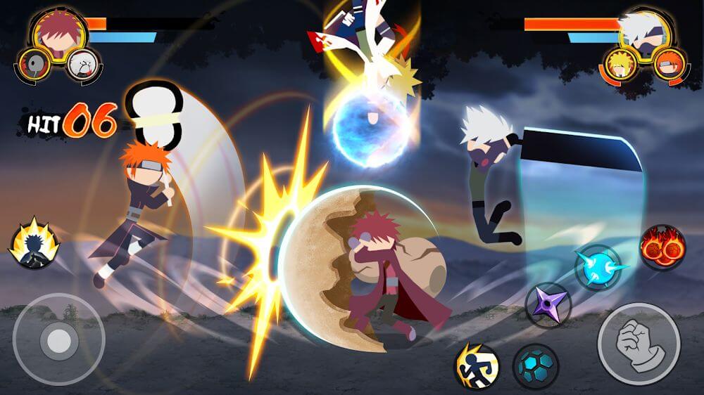 Stickman Ninja - 3v3 Battle Arena screenshot 4