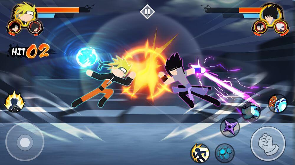 Stickman Ninja - 3v3 Battle Arena screenshot 2