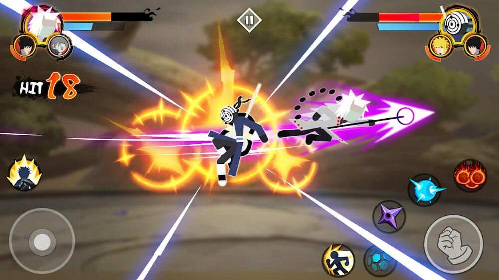 Stickman Ninja - 3v3 Battle Arena screenshot 3