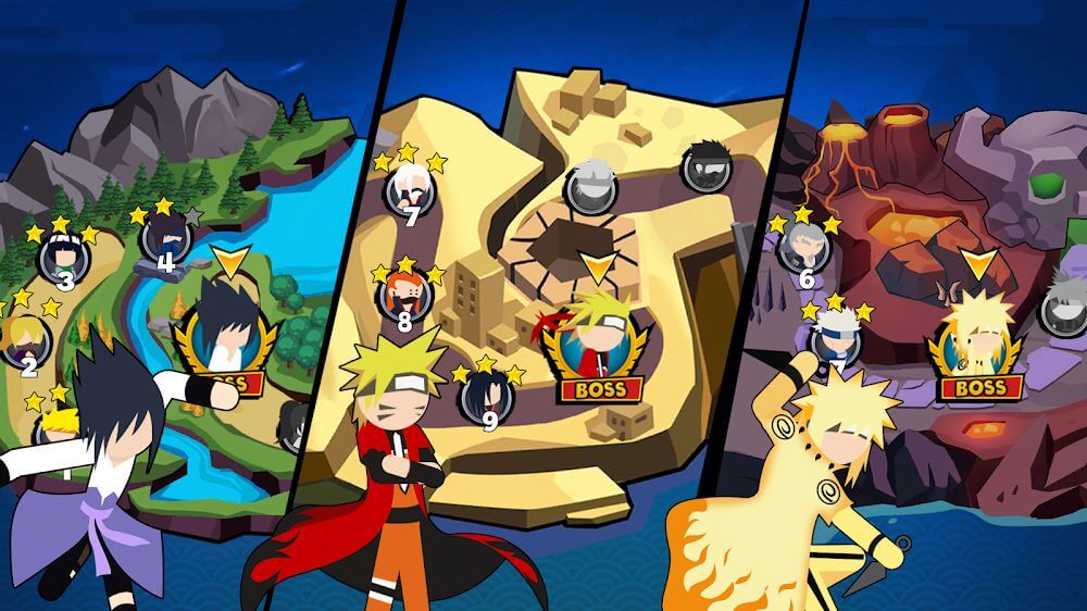 Stickman Ninja - 3v3 Battle Arena screenshot 5