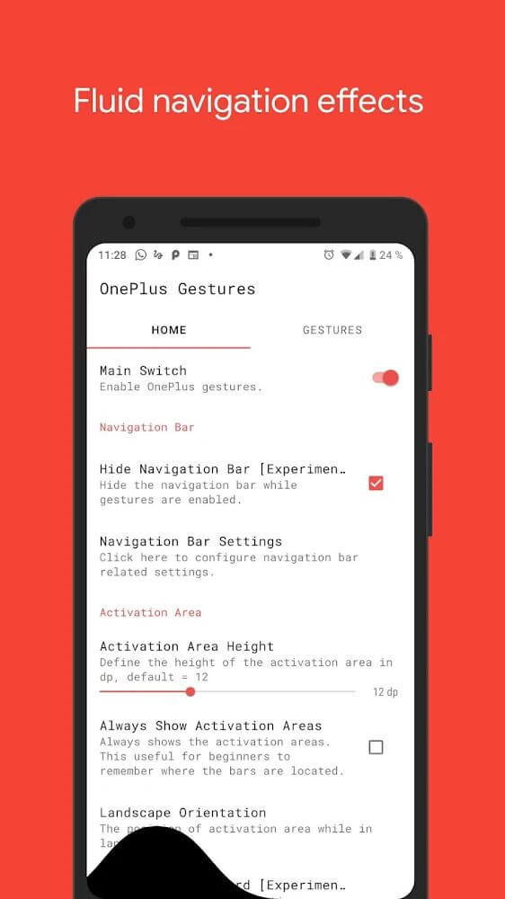 Vivid Navigation Gestures screenshot 2