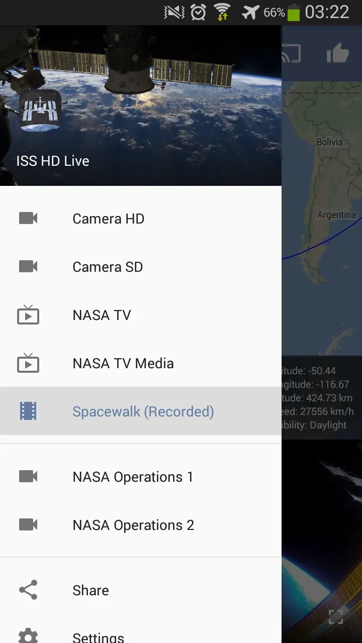 ISS Live Now: Live Earth View screenshot 4