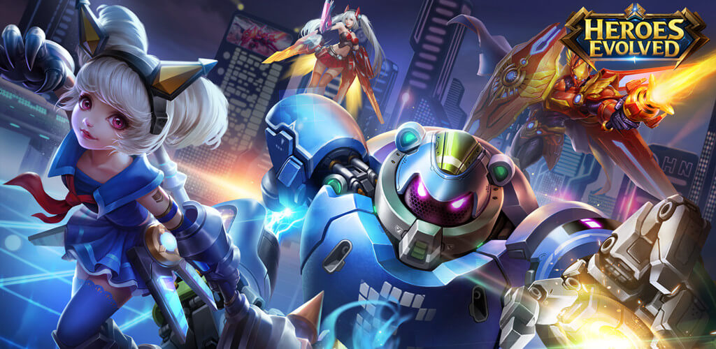 Heroes Evolved Mod APK gameplay screenshot 1