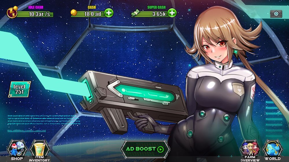 Idle Space Farmer Tycoon screenshot 5