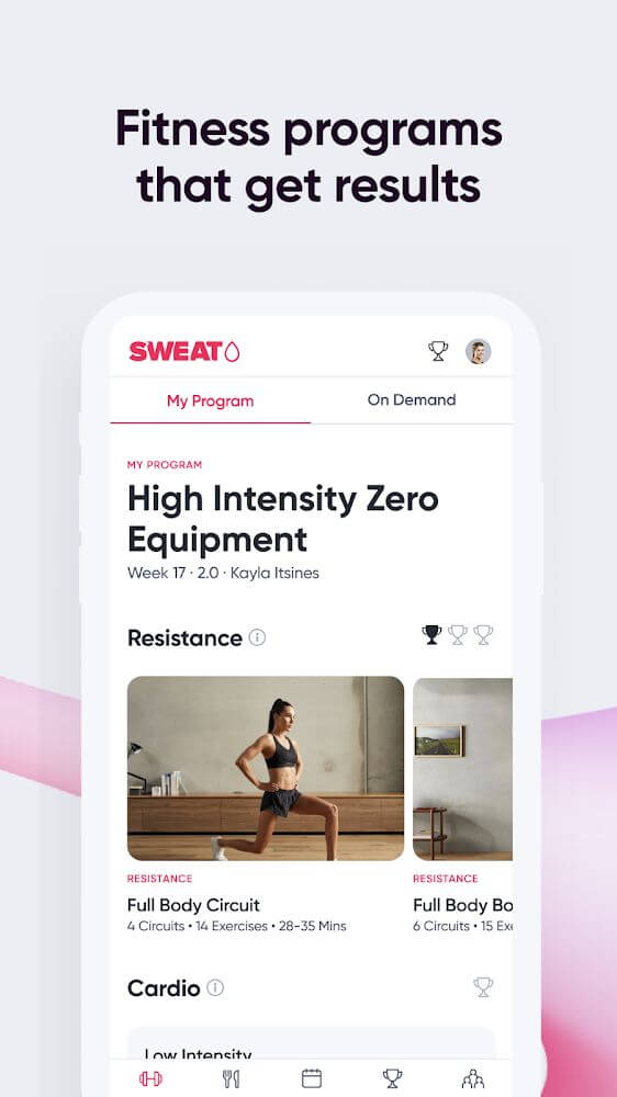 Sweat: Fitness App For Women screenshot 3