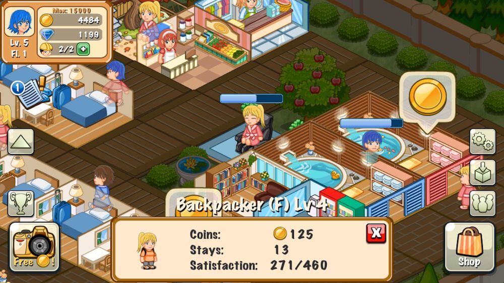 Hotel Story: Resort Simulation screenshot 2