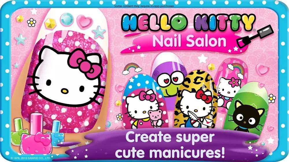 Hello Kitty Nail Salon screenshot 2