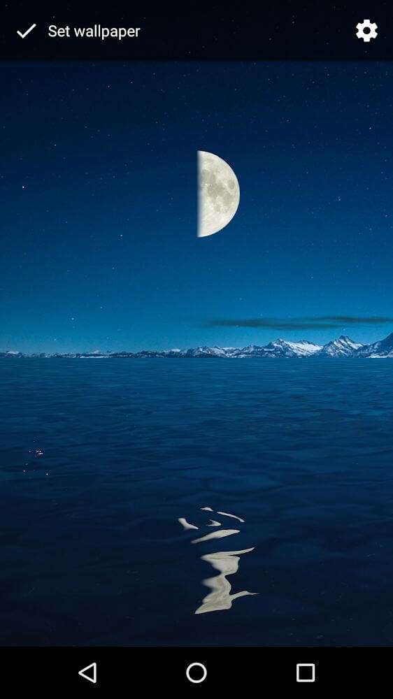 Moon Over Water Live Wallpaper screenshot 4