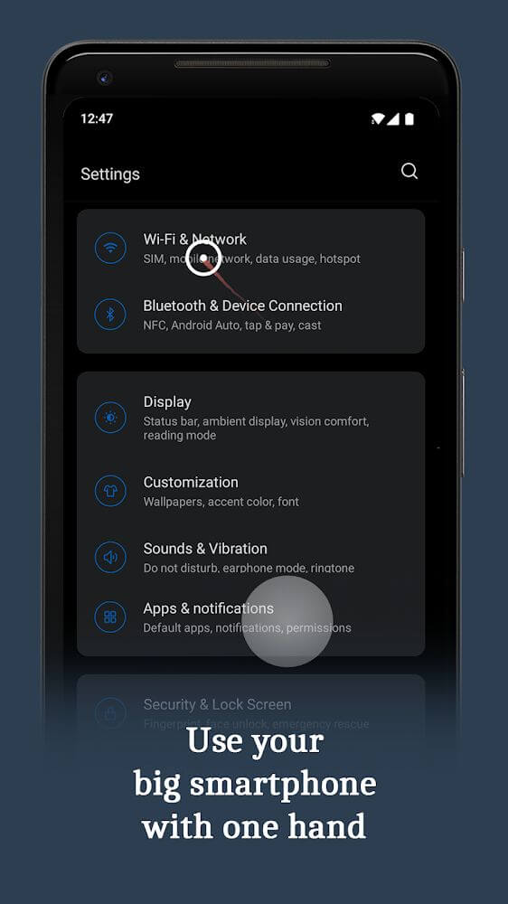 Quick Cursor: One-Handed mode screenshot 2