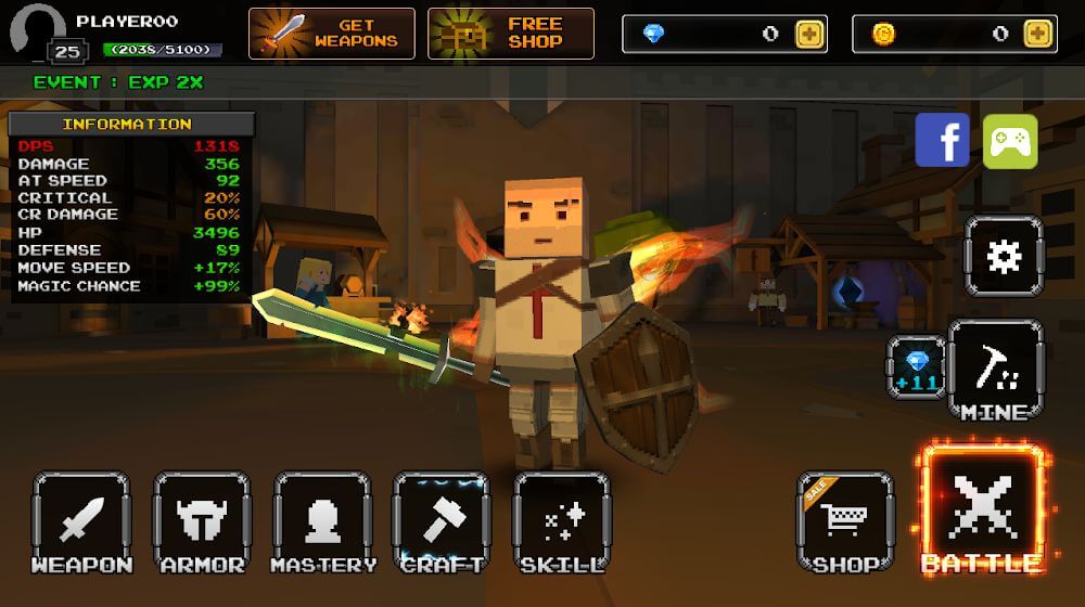 Pixel Blade M screenshot 2