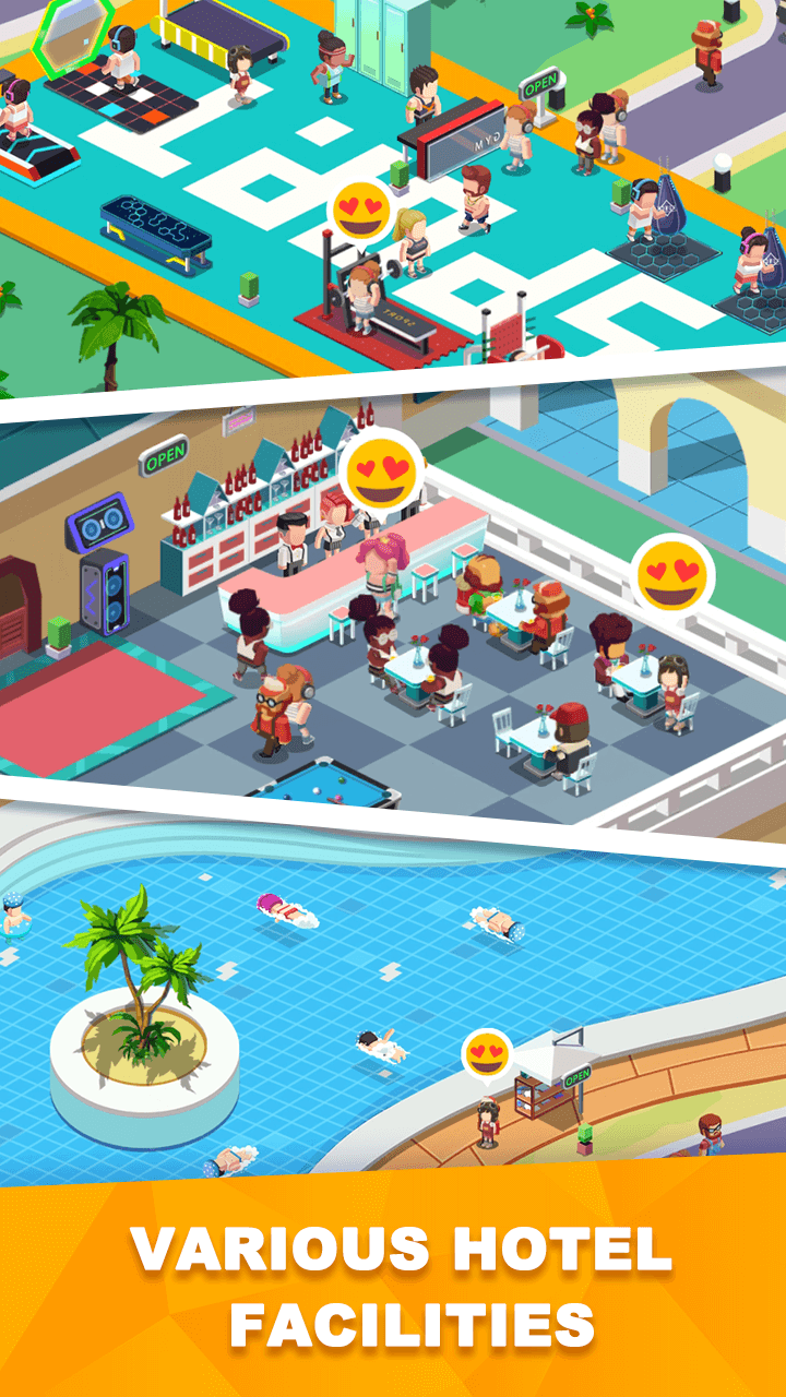 Sim Hotel Tycoon Idle screenshot 6