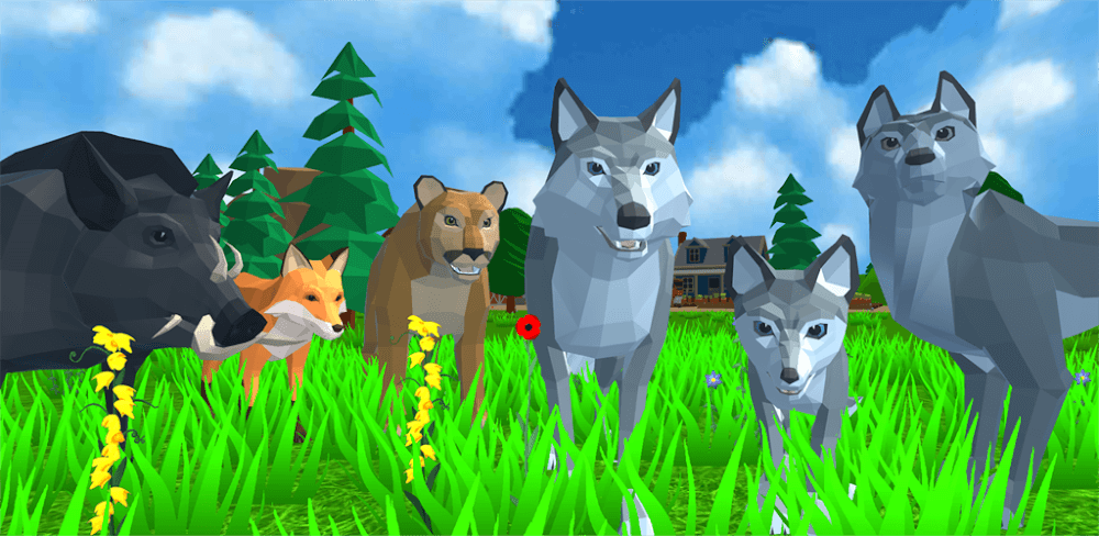 Wolf Simulator: Wild Animals 3D screenshot 1