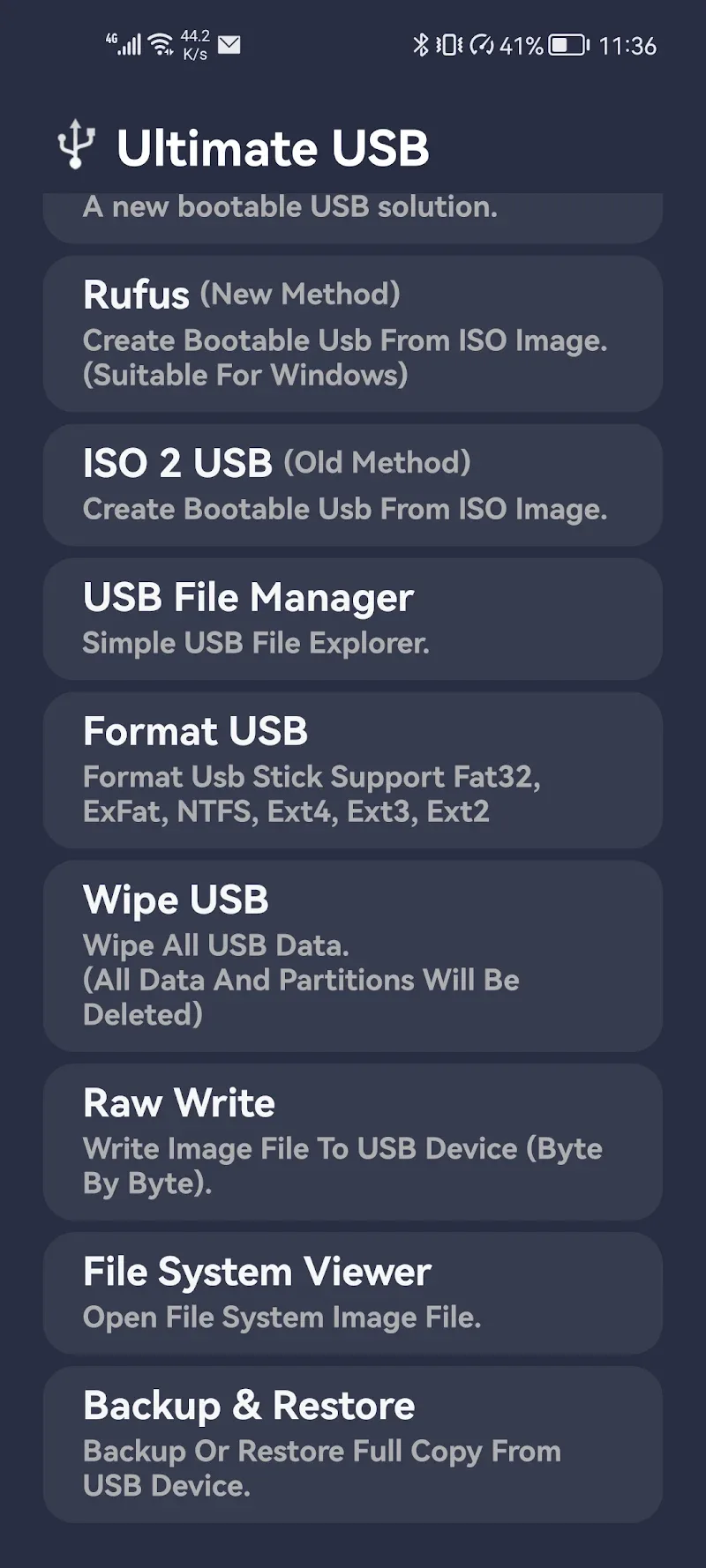 Ultimate USB screenshot 3