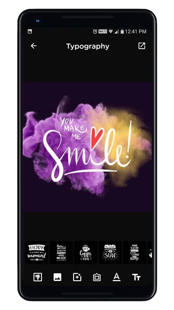 Smoke Name Art Maker screenshot 3
