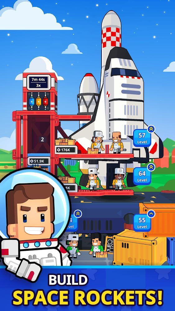 Rocket Star: Idle Tycoon Game screenshot 2