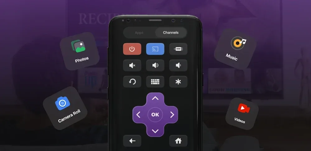 Rokie - Roku TV Remote Control screenshot 1