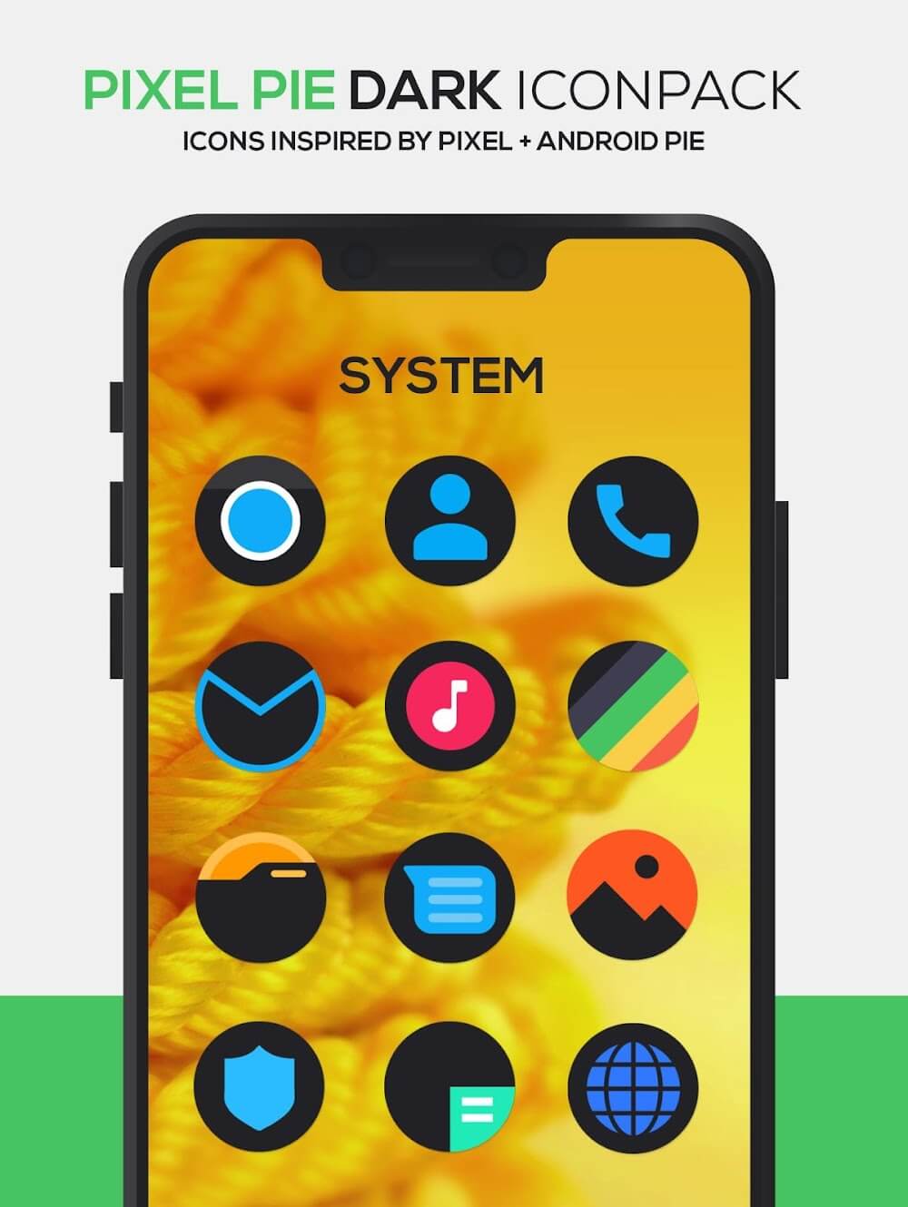 Pixel DARK Icon Pack screenshot 2