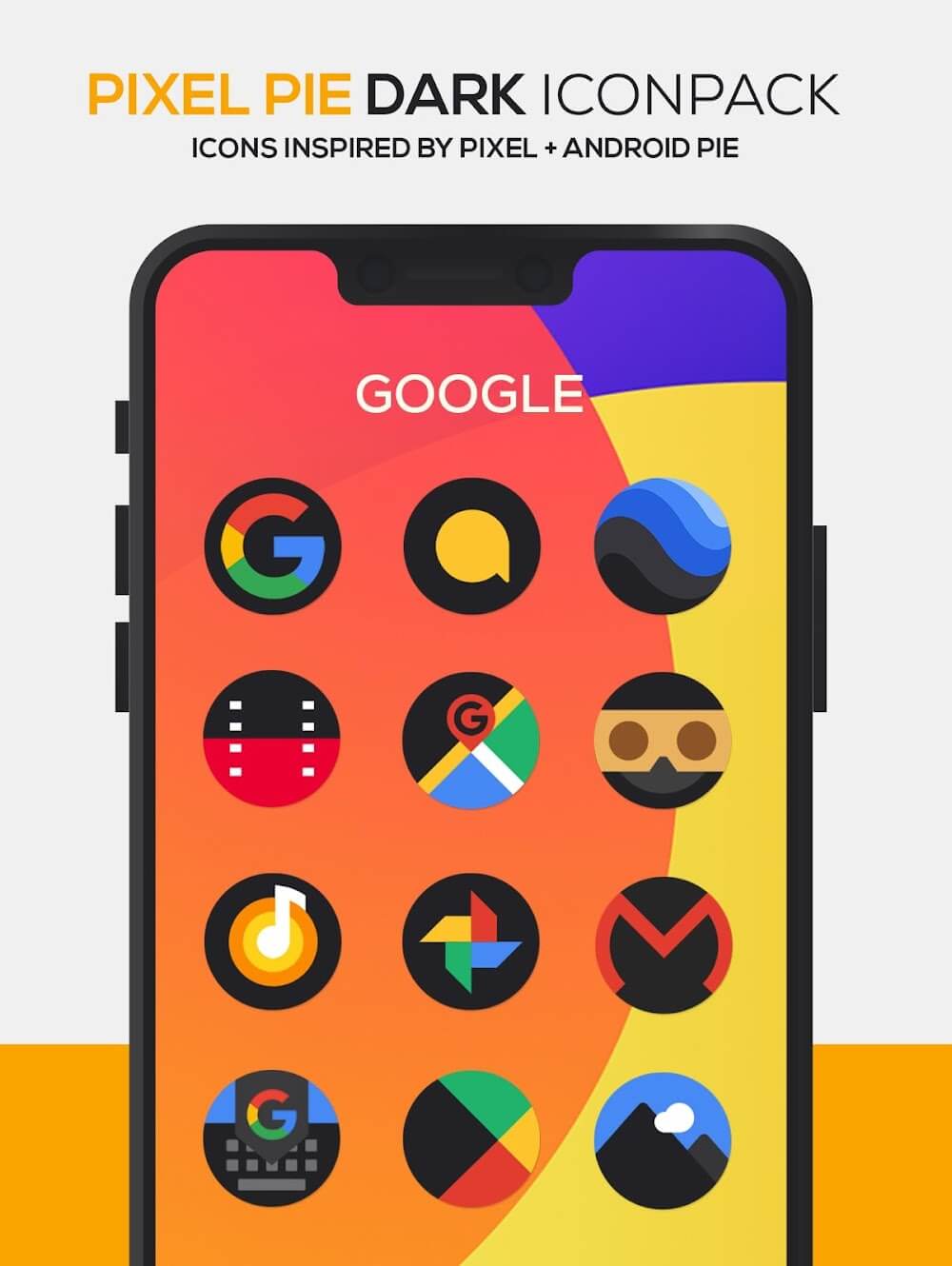 Pixel DARK Icon Pack screenshot 3