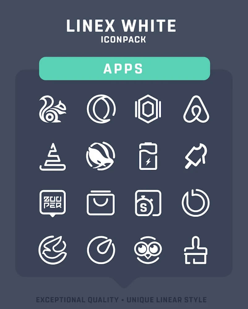LineX White Icon Pack screenshot 5