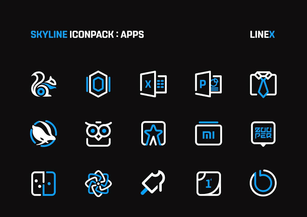 SkyLine Icon Pack Screenshot 2