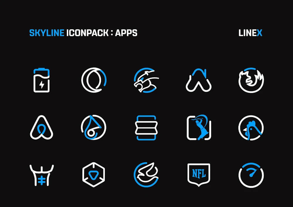 SkyLine Icon Pack Screenshot 3